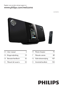 Manual de uso Philips DCM278 Docking station