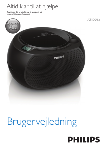 Brugsanvisning Philips AZ100B Stereo sæt