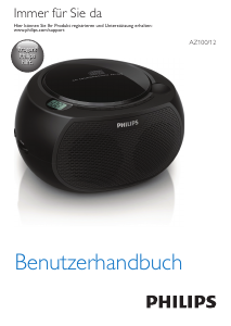 Bedienungsanleitung Philips AZ100B Stereoanlage