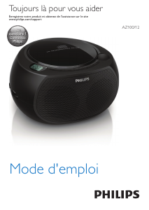 Mode d’emploi Philips AZ100C Stéréo