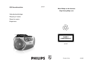 Brugsanvisning Philips AZ1017 Stereo sæt