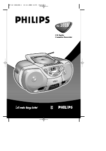 Instrukcja Philips AZ1018 Zestaw stereo