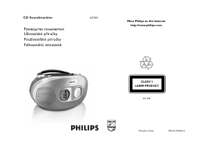 Návod Philips AZ1021 Stereo súprava