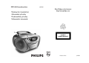 Használati útmutató Philips AZ1032 Sztereóberendezés