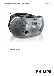 Manual Philips AZ1046 Stereo set