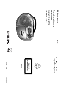 Instrukcja Philips AZ1053 Zestaw stereo