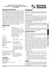 Manuale System Sensor 6500 Rivelatore di fumo