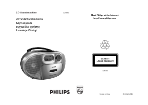 Manual Philips AZ1053 Stereo-set