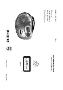 Manual de uso Philips AZ1053 Set de estéreo
