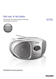 Kasutusjuhend Philips AZ105B Stereokomplekt