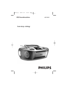 Instrukcja Philips AZ1123W Zestaw stereo