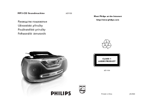 Manuál Philips AZ1130 Stereo souprava