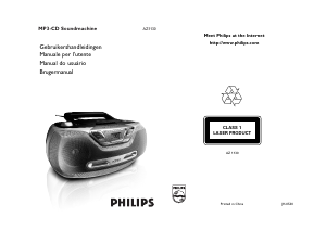 Manuale Philips AZ1130 Stereo set