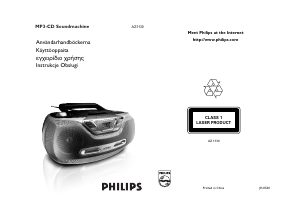 Manual Philips AZ1130 Stereo-set