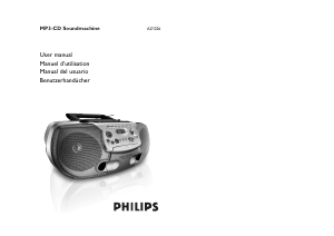 Manual de uso Philips AZ1226 Set de estéreo