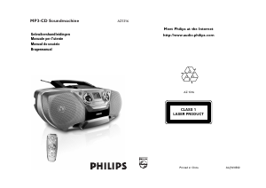 Handleiding Philips AZ1316 Stereoset