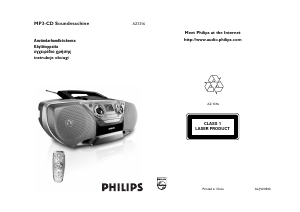 Instrukcja Philips AZ1316 Zestaw stereo