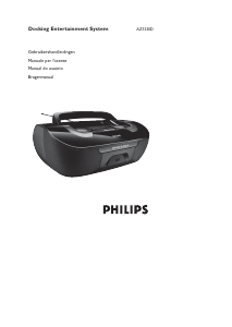 Manual Philips AZ1330D Aparelho de som