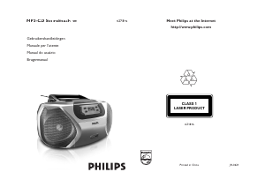 Manual Philips AZ1816 Aparelho de som