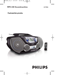 Návod Philips AZ1826 Stereo súprava