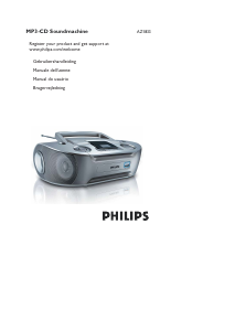 Manual Philips AZ1833 Aparelho de som