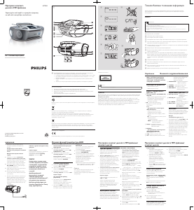 Посібник Philips AZ1834 Акустичний комплект