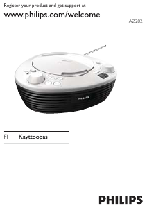 Käyttöohje Philips AZ202 Stereosetti