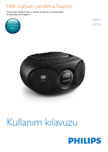 Kullanım kılavuzu Philips AZ215G Stereo müzik seti