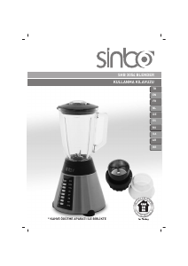 Manual de uso Sinbo SHB 2054 Batidora