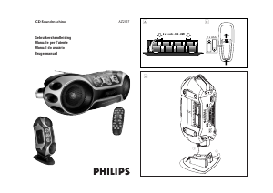 Manuale Philips AZ2537 Stereo set