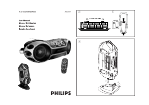 Manual Philips AZ2537 Stereo-set