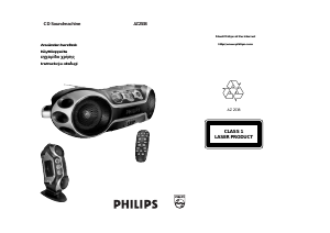 Instrukcja Philips AZ2538 Zestaw stereo