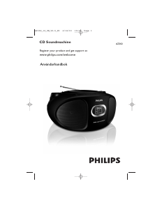 Bruksanvisning Philips AZ302 Stereoanläggning