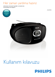 Kullanım kılavuzu Philips AZ305 Stereo müzik seti