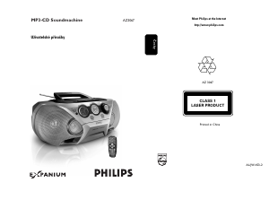 Manuál Philips AZ3067 Stereo souprava