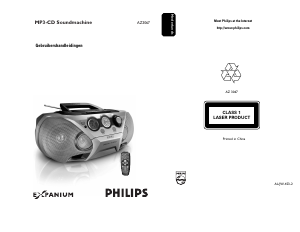 Handleiding Philips AZ3067 Stereoset