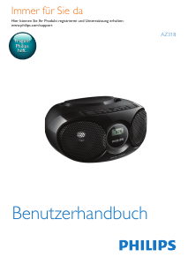 Bedienungsanleitung Philips AZ318B Stereoanlage