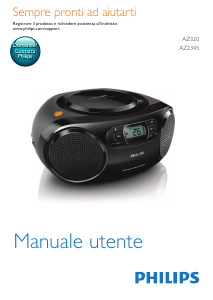 Manuale Philips AZ320 Stereo set