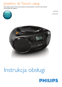 Instrukcja Philips AZ320 Zestaw stereo