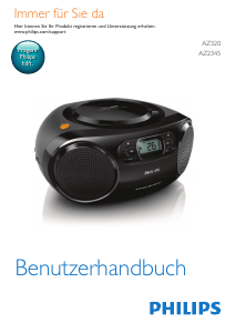 Bedienungsanleitung Philips AZ320 Stereoanlage