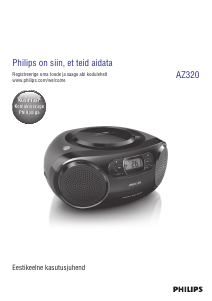 Kasutusjuhend Philips AZ320 Stereokomplekt