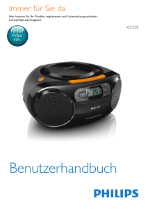 Bedienungsanleitung Philips AZ328 Stereoanlage