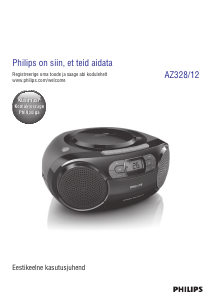 Kasutusjuhend Philips AZ328 Stereokomplekt