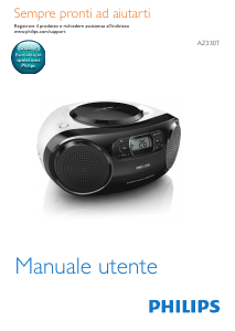 Manuale Philips AZ330T Stereo set