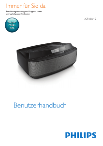 Bedienungsanleitung Philips AZ420 Stereoanlage