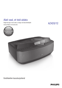 Kasutusjuhend Philips AZ420 Stereokomplekt