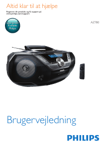 Brugsanvisning Philips AZ780 Stereo sæt