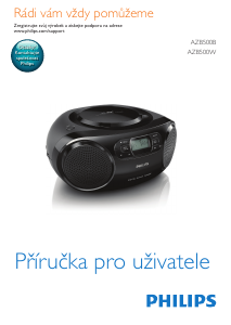 Manuál Philips AZB500 Stereo souprava