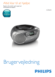 Brugsanvisning Philips AZB600 Stereo sæt