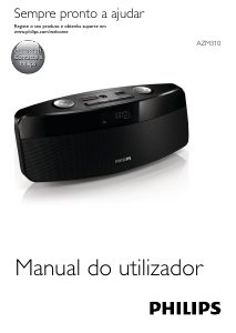 Manual Philips AZM310 Aparelho de som